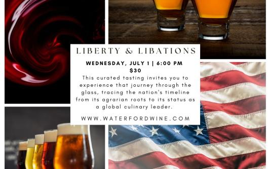 Delafield Liberty & Libations: Americas Story in 9 Glasses